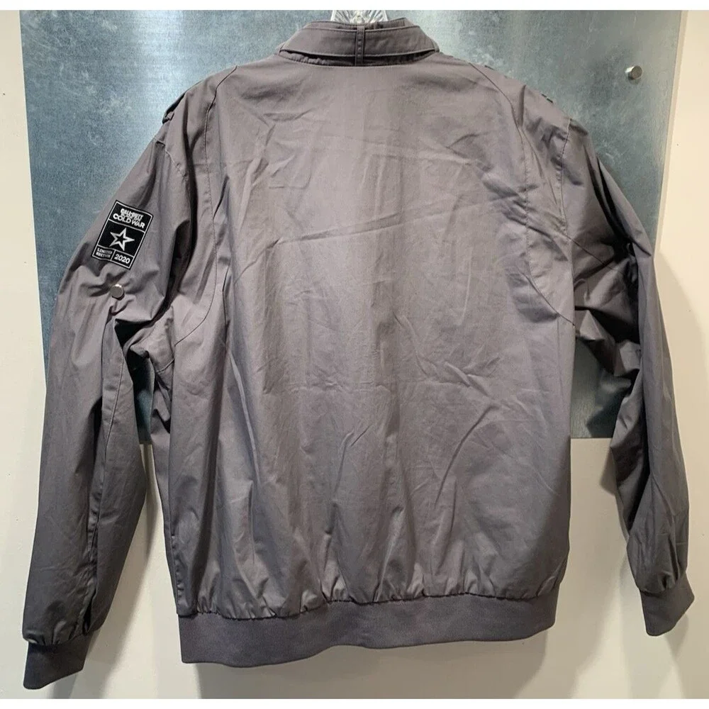 Call Of Duty Black Ops Cold War 2020 Limited Edition Members Only Jacket XL Gray - Picture 7 of 16